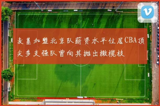 麦基加盟北京队薪资水平位居CBA顶尖多支强队曾向其抛出橄榄枝