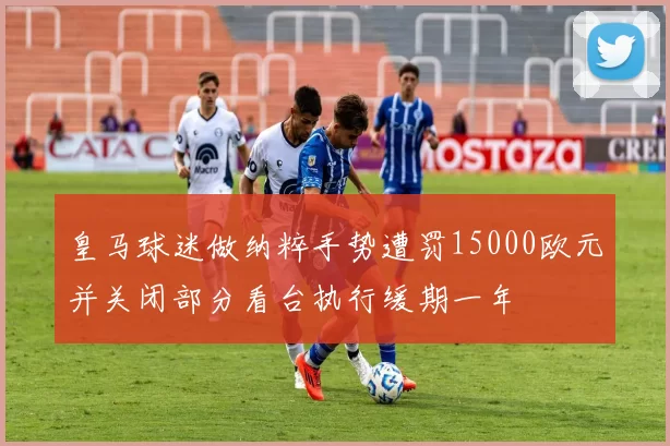 皇马球迷做纳粹手势遭罚15000欧元并关闭部分看台执行缓期一年